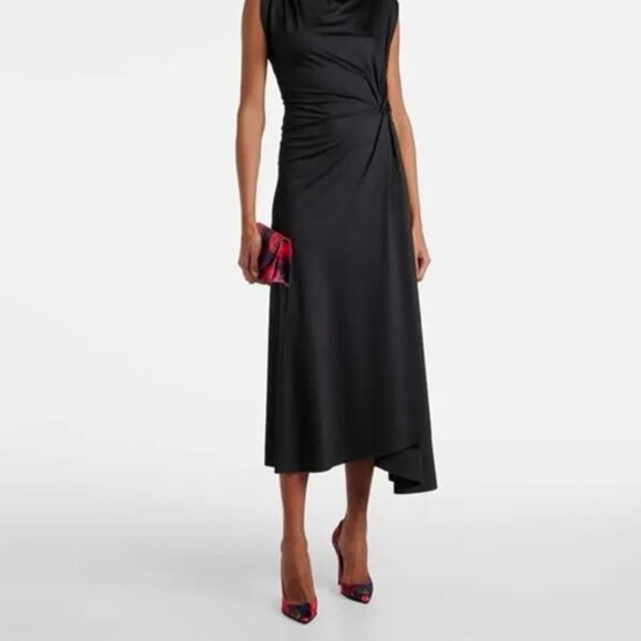 Christian Louboutin Kate 100 floral-print satin-crepe Pump NWT $895 - Picture 4 of 16